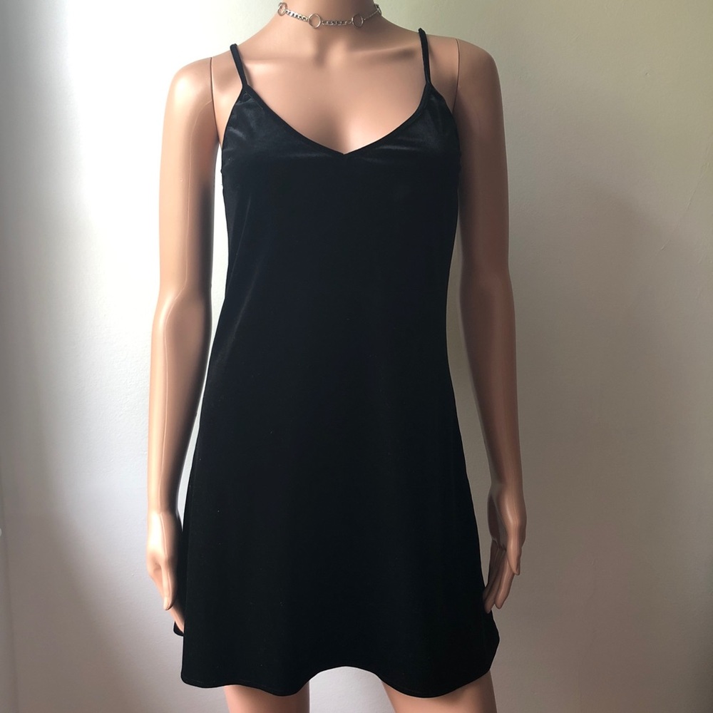 Velvet Slip Dress